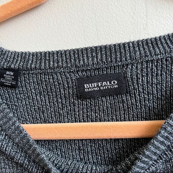 Men's BUFFALO by David Bitton sweater pull over M - Picture 3 of 5